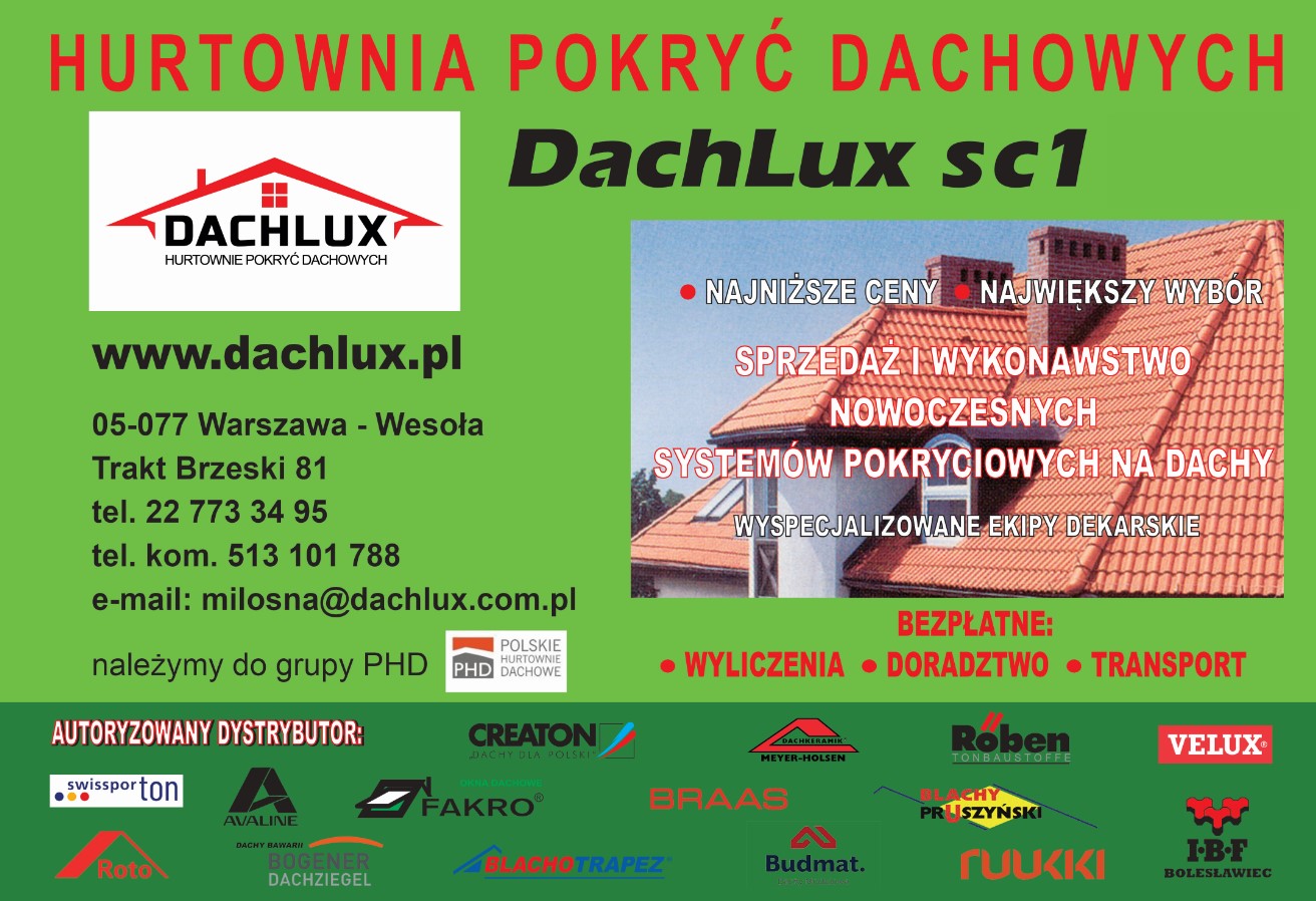 blachodachówka SULEJÓWEK